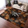 Adorable Raccoon Pattern Decorative Area Rug, Charming Floor Mat for Living Room, Bedroom, Kitchen and Entryway