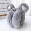Cute Bear Ears Winter Warm Earmuffs Plush Thick Soft Ear Muffs Protect Ears Foldable Warmer Cover Earflaps for Women Girls Kids