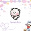 Bt21 Cartoon Embroidered Fabric Patch Heart-Shaped Sheep Dog Self-Adhesive Sewn-Free Cute Clothing Patch Character Icon