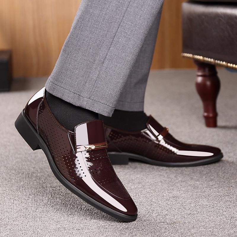 Sleeve Sleeve Shoes Summer Leather Sandals Business Breathable Summer Casual Shoes Young Men Sandals Casual Formal Occasion