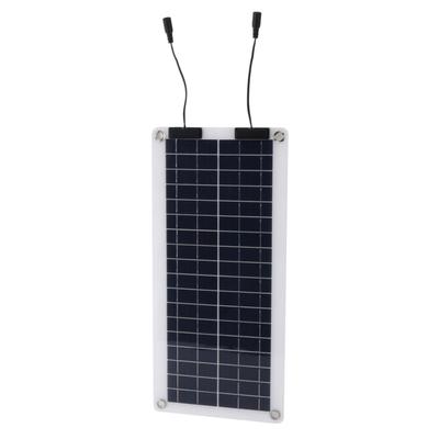 30W Monocrystalline Solar Battery   Solar Panel Kit with OBD   Red Black Battery Clips for Car Boat RV Trailer