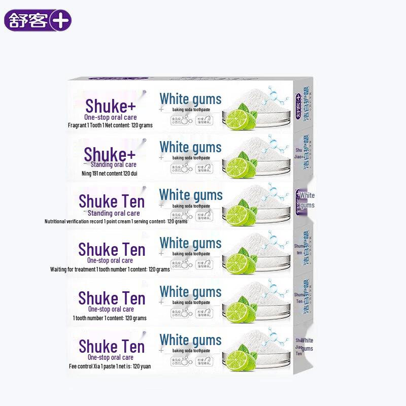 Shuke Baking Soda Whitening Gum Protection Toothpaste