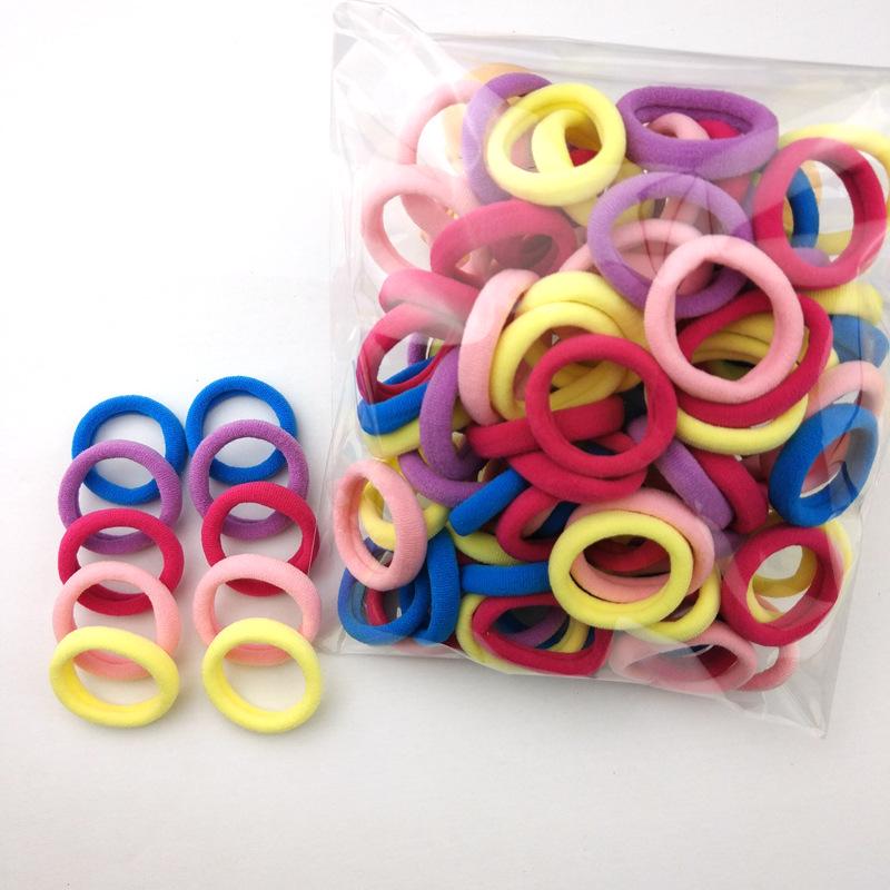 Women's Black Elastic Hair Tie - Korean Style Leather Headband