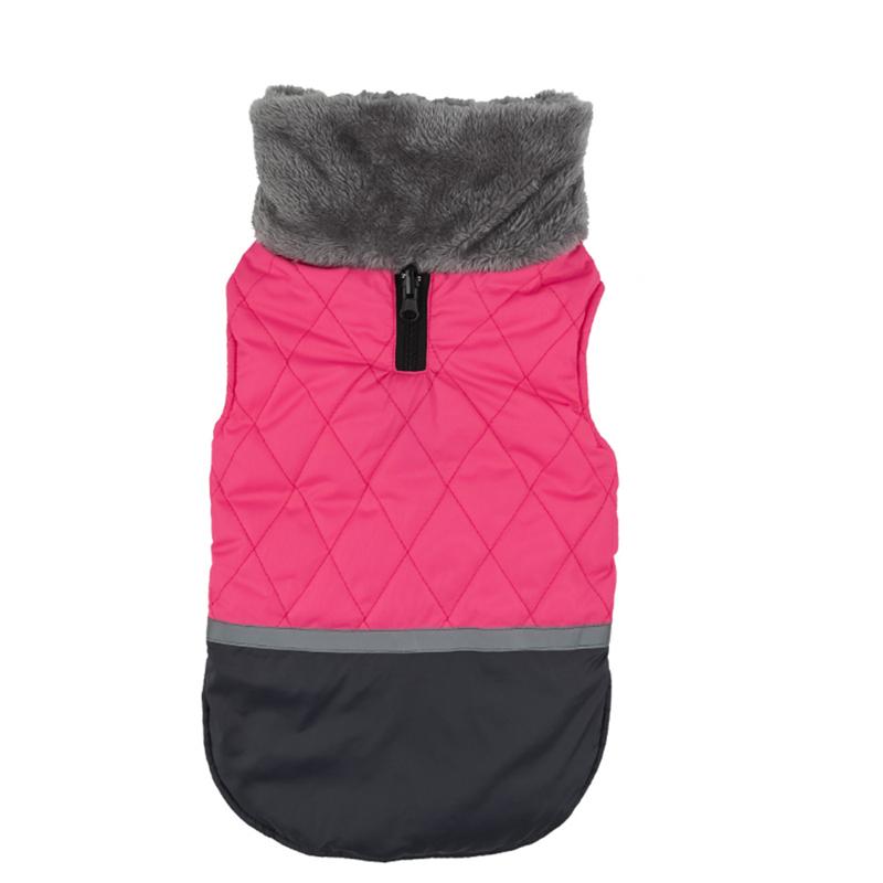 Benepaw Warm Fleece Collar Dog Coat Jacket Reversible Winter Dog Clothes Waterproof Puppy Clothing For Small Medium Large Dogs