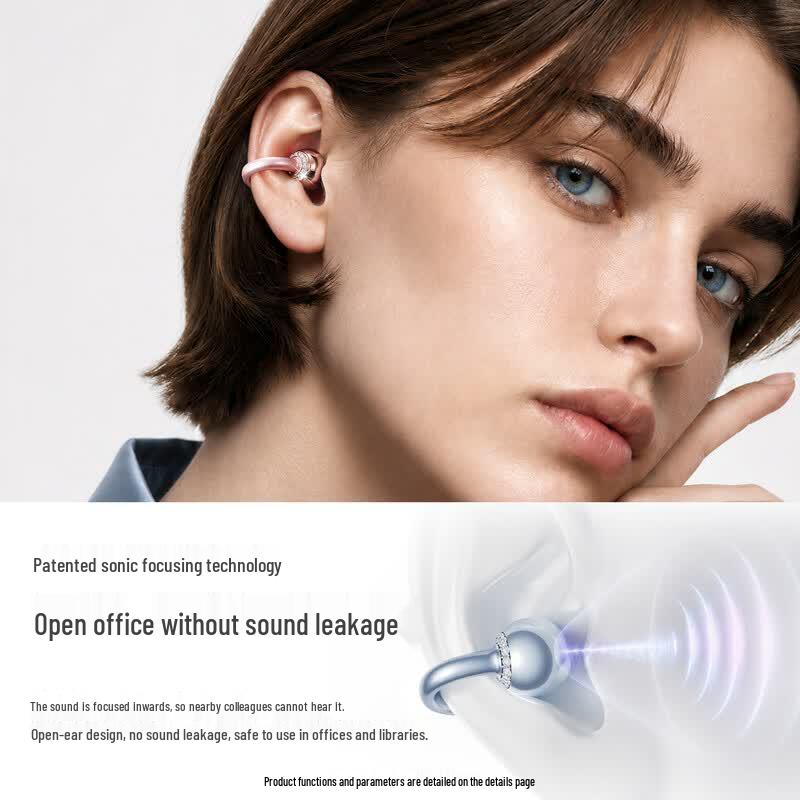 SANAG S6S Ultra Air Conduction Open-Ear Clip Bluetooth Headset