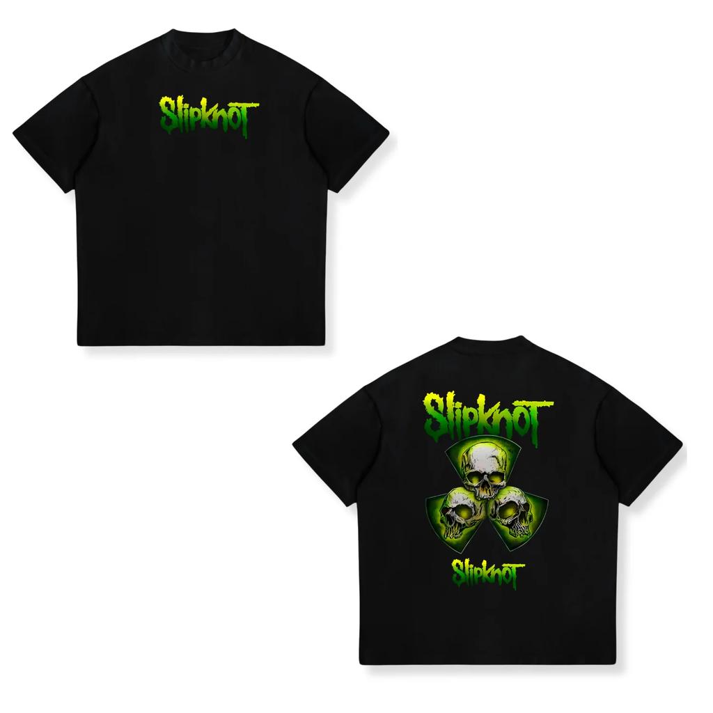 Slipknot Prepare for Hell Album Poster Graphic Print Tshirt Unisex Women Loose Casual Oversized Short Sleeved Street Hip Hop Tees