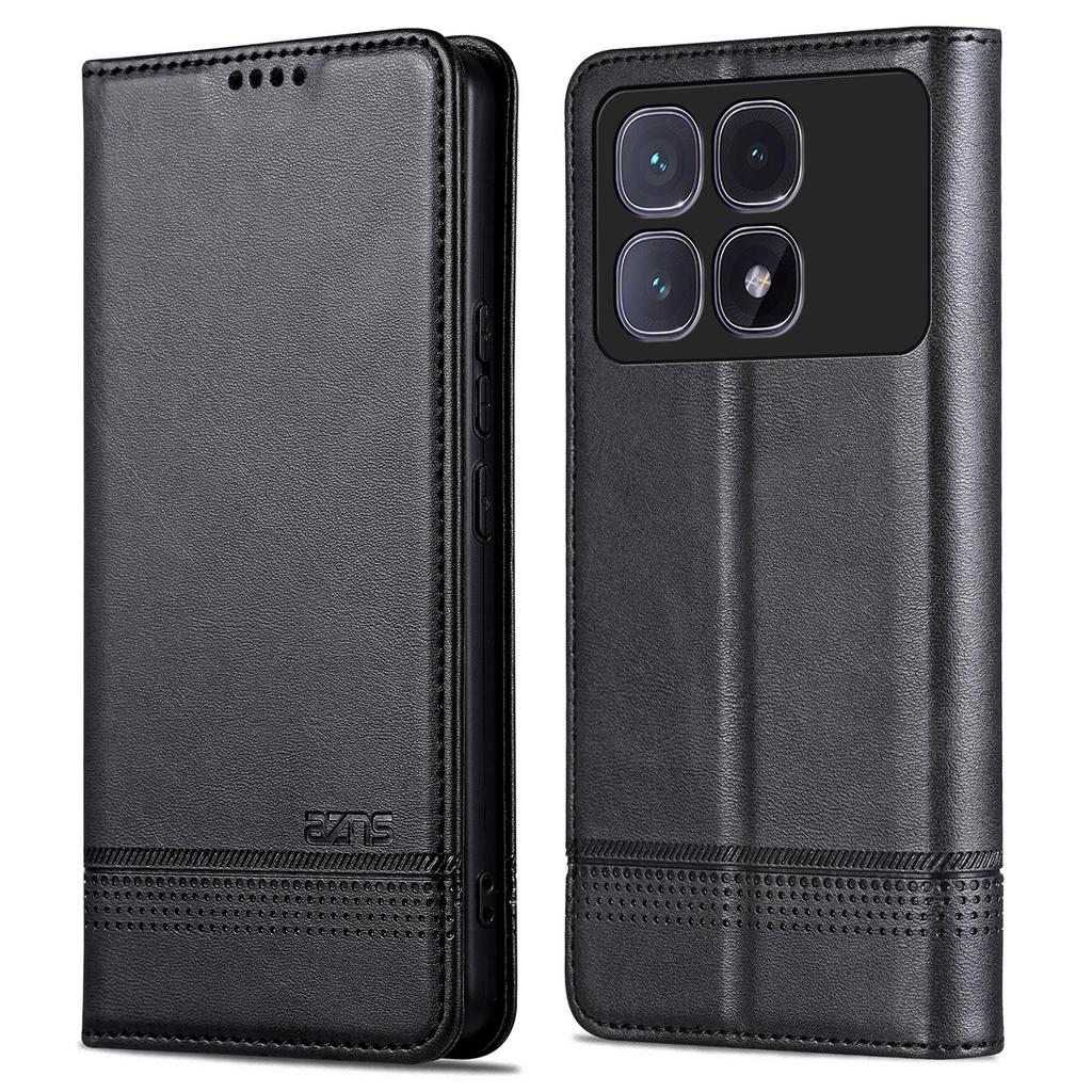 AZNS For Xiaomi Redmi K70 Ultra Case Cowhide Texture PU Leather Wallet Phone Cover