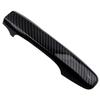 For Honda Civic Coupe 2 Door 2006 2007 2008 2009 2010 2011 Car Carbon Fiber Style Exterior Door Handle Moulding Cover Trim Decor