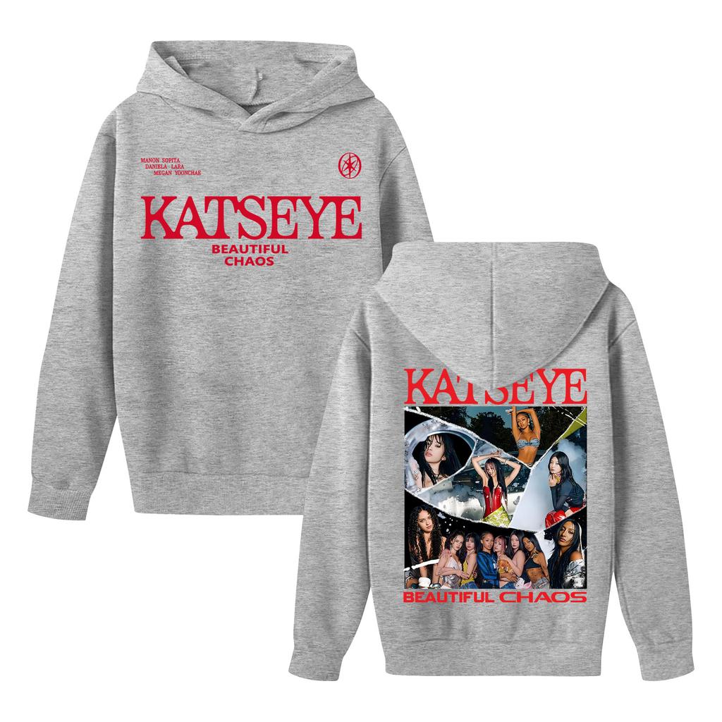 Kids' Long Sleeve Loose Pullover Letter Print Drawstring Hooded Sweatshirt