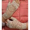 New Elastic Lace Half Finger Gloves Thin Short Finger Leakage Sun Protection Driving Non Slip UV Protection Scar Covering Tattoo