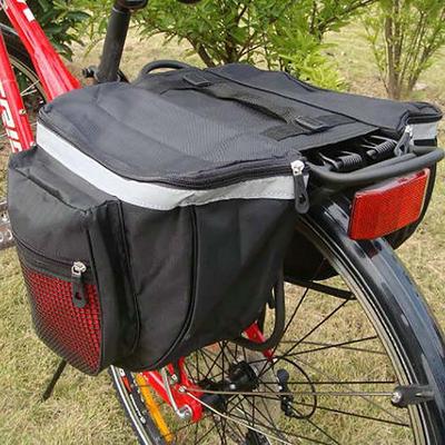 Waterproof Fabric Bicycle Cycling Rear Seat Saddle Package Double Panniers Bag