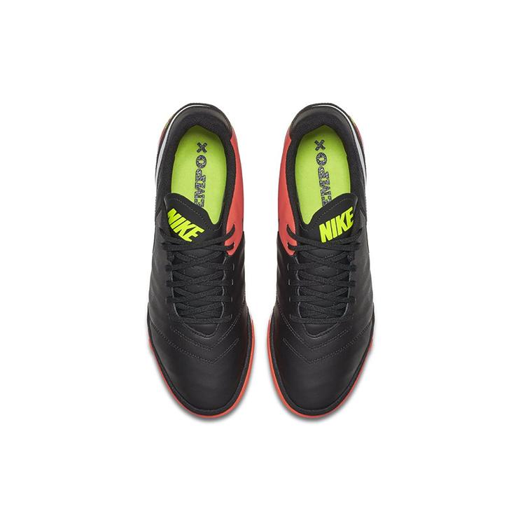 Nike Tiempo X Genio 2 Leather Ic 'Black Hyper Orange' 819215-018