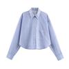 European and American Style, New Women's Clothing, Fashionable 2026 Spring New Poplin Shirt 1323521