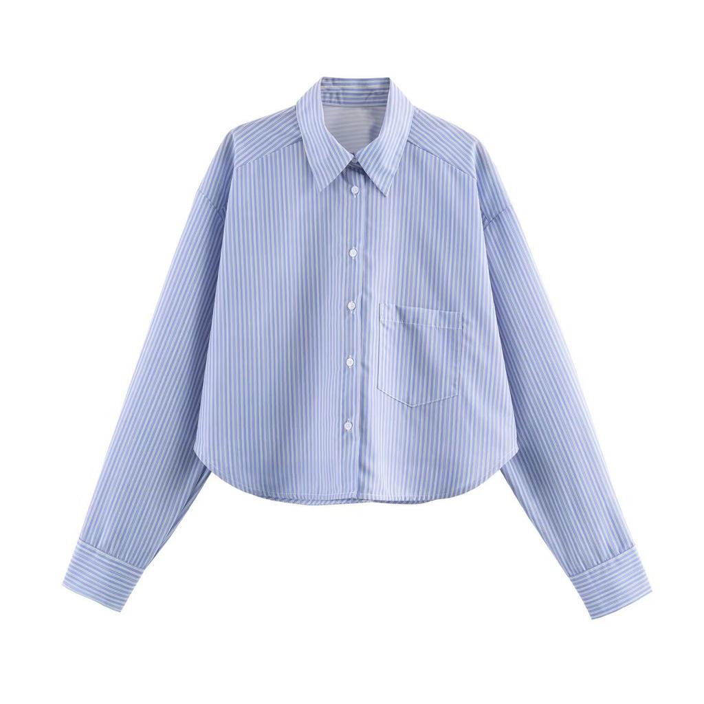 European and American Style, New Women's Clothing, Fashionable 2026 Spring New Poplin Shirt 1323521