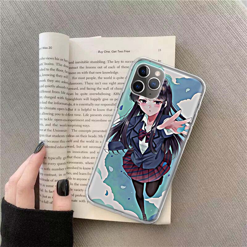 Anime Komi Shouko Cant Communicate Phone For Apple Iphone 12 13 Mini 15 Pro Max 11 Pro 14 Plus 16 Pro Max 16E Case Shell Cover