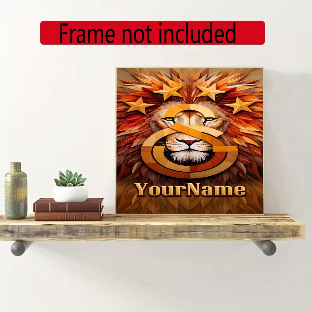 Galatasaray Customize Text Diamond Painting Round Diamond Mosaic Suitable For Beginners Diamond Painting Rhinestones Gift Frameless
