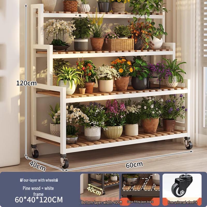 

Nordic Style Metal Multi-Tier Plant Stand