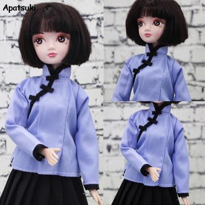Ancient Costume for Barbie Dolls Clothes for 1/6 Dolls Blue Casual Tops Clothes for 1:6 Doll Accessories Best Gift for Girls Kid