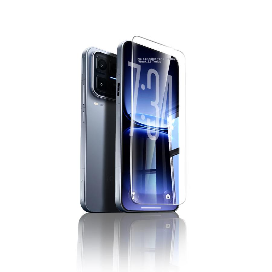Wally Full Adhesive HD 3D Curved Film for Vivo iQOO 15 Ultra Full Adhesive Tempered Glass Screen Protector Dustproof Ultrasonic Fingerprint Unlock HD