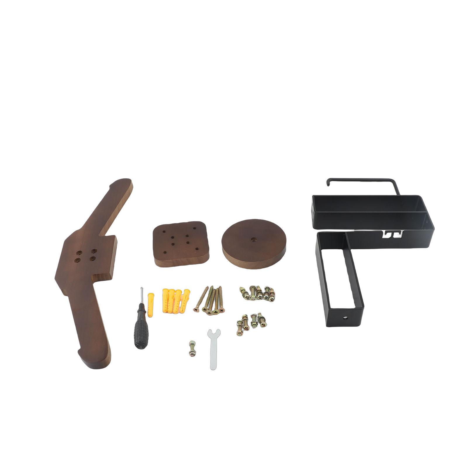 

Motorcycle Helmet Holder Wooden Iron Wall Mount Helmet Hanger Storage Rack for Riding Cycling Gear