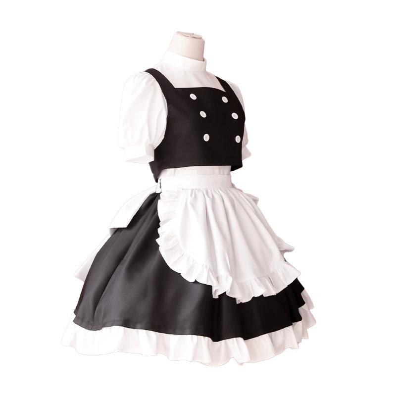 Touhou Project Kirisame Marisa Cosplay Costume Kirisame Magic Shop Maid Attire Woman Maid Dress Kawaii Halloween Suit