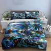 Swirling abstract colorful patterns. Bedding sets Duvet cover sets Duvet covers Pillowcases(1 * Duvet Cover 2 * Pillowcases without duvet insert)