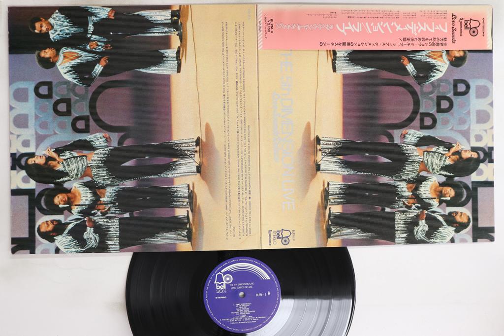LP Record 5TH DIMENSION - Live BLPM9 BELL 1972 Japan Obi Soul/Funk Used