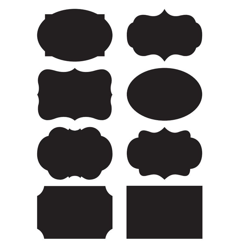 Erasable Self-Adhesive Frosted Blackboard Label for Glass Bottles