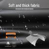 Black Adult Trench Coat-Style Windproof Hooded Rain Poncho, Extra Long & Thick, In Stock