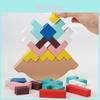Tetris, puzzle d'équilibre en bois pour enfants : un jeu éducatif stimulant pour l'apprentissage précoce.