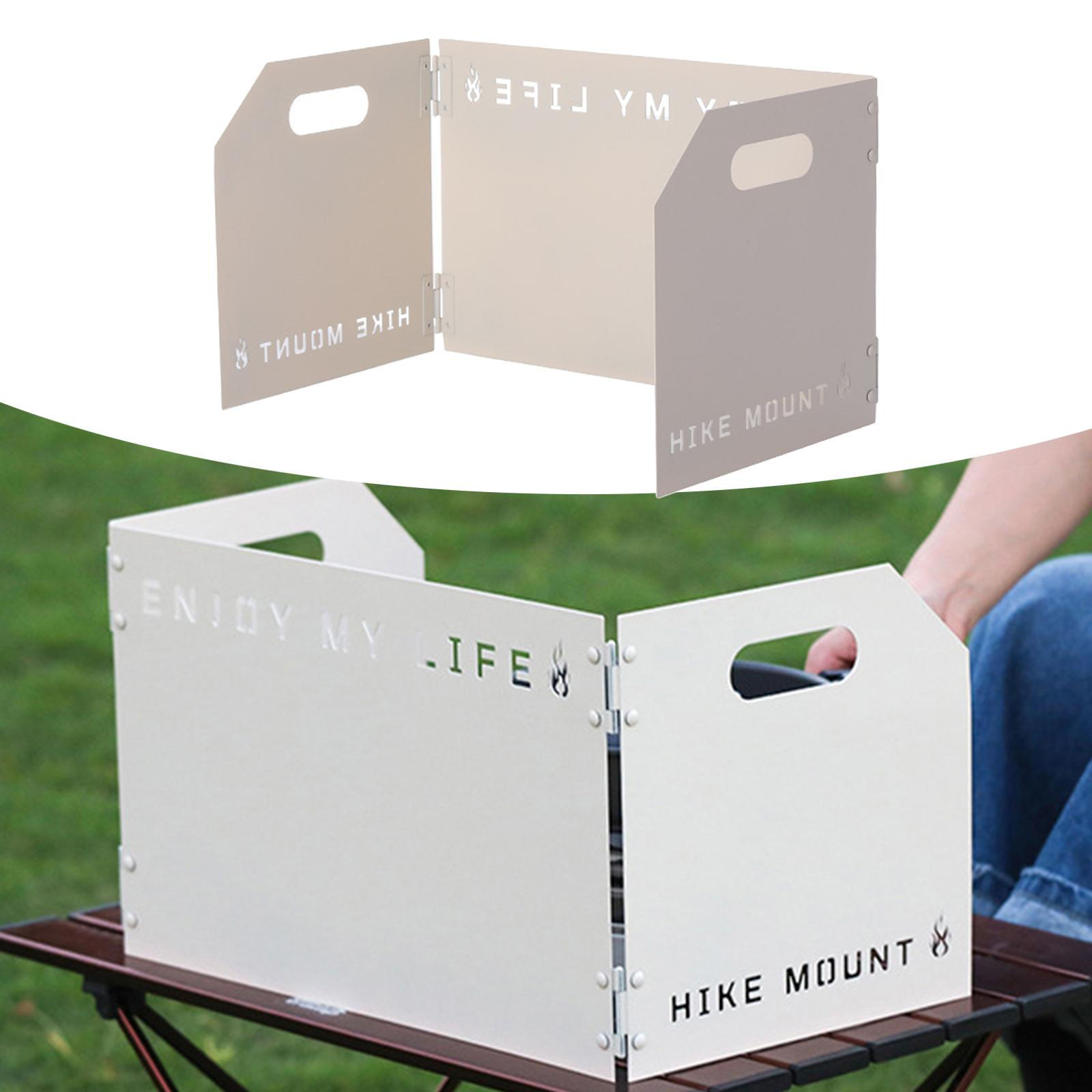 

3 Panel Wind for Outdoor Cooking And Camping белый