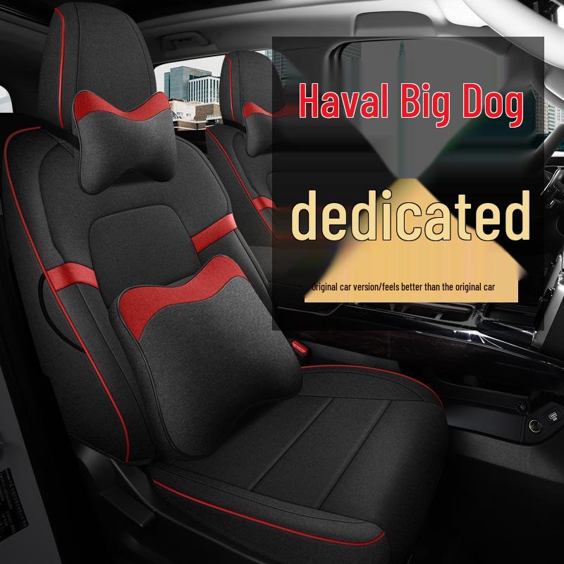 2024 Haval Big Dog Linen Car Seat Cushion for Five-Seaters
