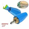 1/4" High Pressure Washer Rotating Turbo Nozzle 4.0 Gpm 4000psi Quick For Cleaning Asphalt Concrete