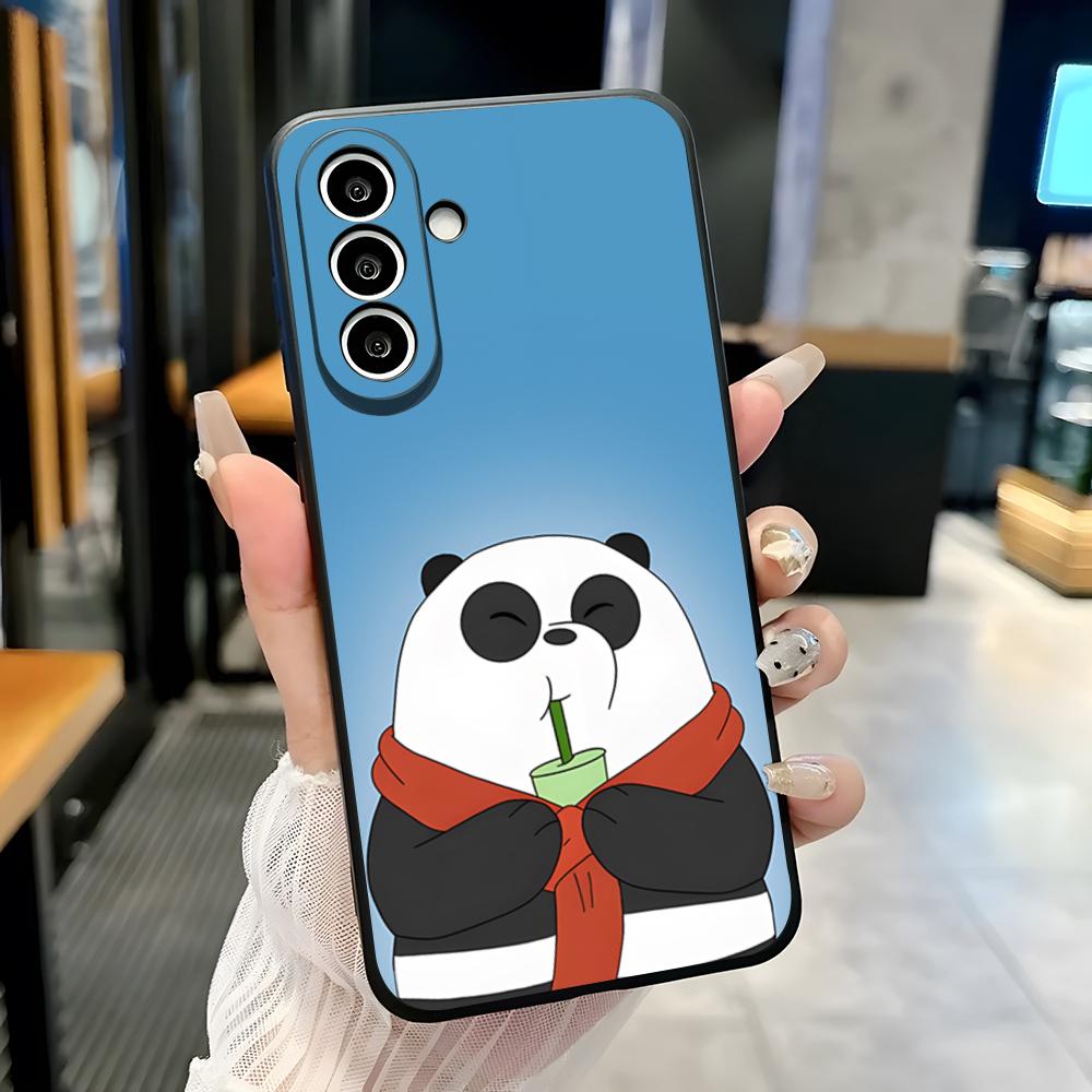 

Funny P-Panda Phone Case For Samsung A25 A13 A33 5G A54 A36 A35 A56 A52 A14 Shockproof Soft Cover Samsung A24 4G