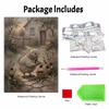 DIY 3D Pearl Diamond Painting Art Set Cute Bird Harvesting Berries Home Decor Art Set Wall Art
