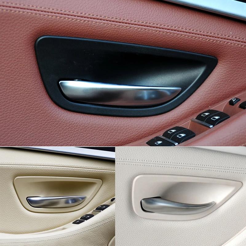 F10 F11 F18 Upgraded Left Right Front Rear Door Panel Opening Handle Bowl Cover Trim Replacement For BMW 5 Series 2010-2017