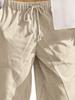 European and American Men's Cotton-Linen Multi-Pocket Beach Shorts (2024 Edition)