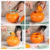 3-In-1 Melon and Fruit Separator Halloween Pumpkin Separator Core-Cutter Carving Pulp Fruit Knife Gadgets Household Kitchen