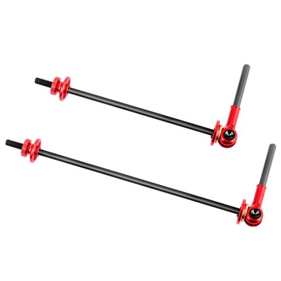 1 Paar Titan Fahrrad-Schnellspanner Rostfrei CNC-Verfahren Hohe Tragfähigkeit Hohe Festigkeit