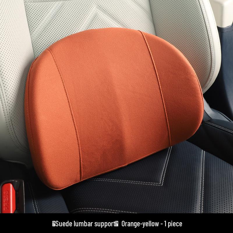 Car Seat Memory Foam Headrest & Lumbar Support Pillow