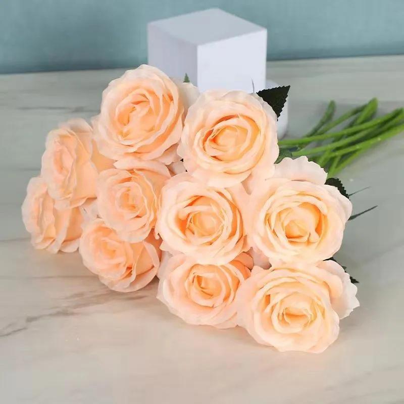 Artificial Flowers Flum 24 pcs white