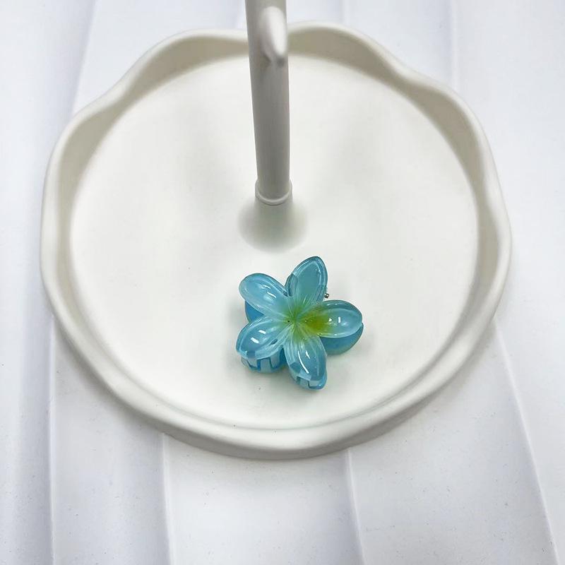 Europäische & Amerikanische Frangipani 4cm Strandurlaub Mode Haarspange