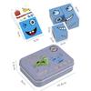 Emotion Expression Cube Face Change Wooden Puzzle Montessori Building Blocks Game for Kids Creative Learning Toy Gift Party Game