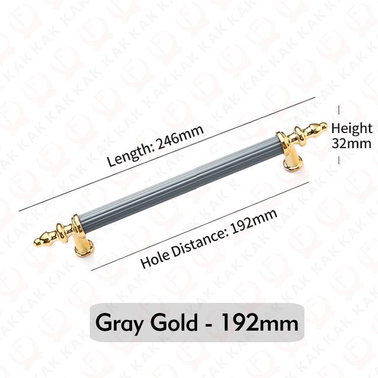 KAK Europäischer Stil Möbelgriff Gold Küchenschrankgriffe Aluminiumlegierung Schwarze Schubladengriffe Türgriffe Möbelbeschläge