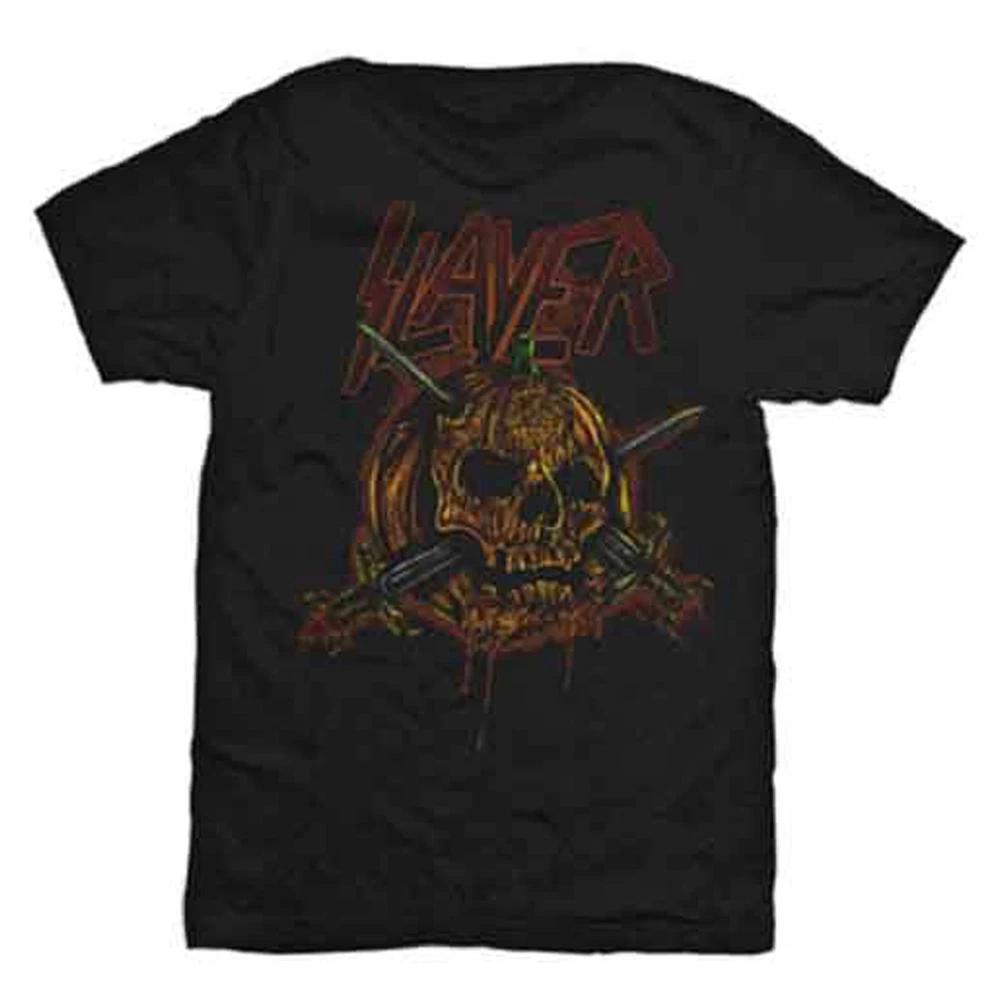 Футболка с логотипом группы Slayer Skull Pumpkin XL