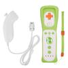 2 In 1 Wireless Remote Controller for Nunchuk Nintendo Wii Built-in Motion Plus Gamepad with Silicone Case Motion Sensor