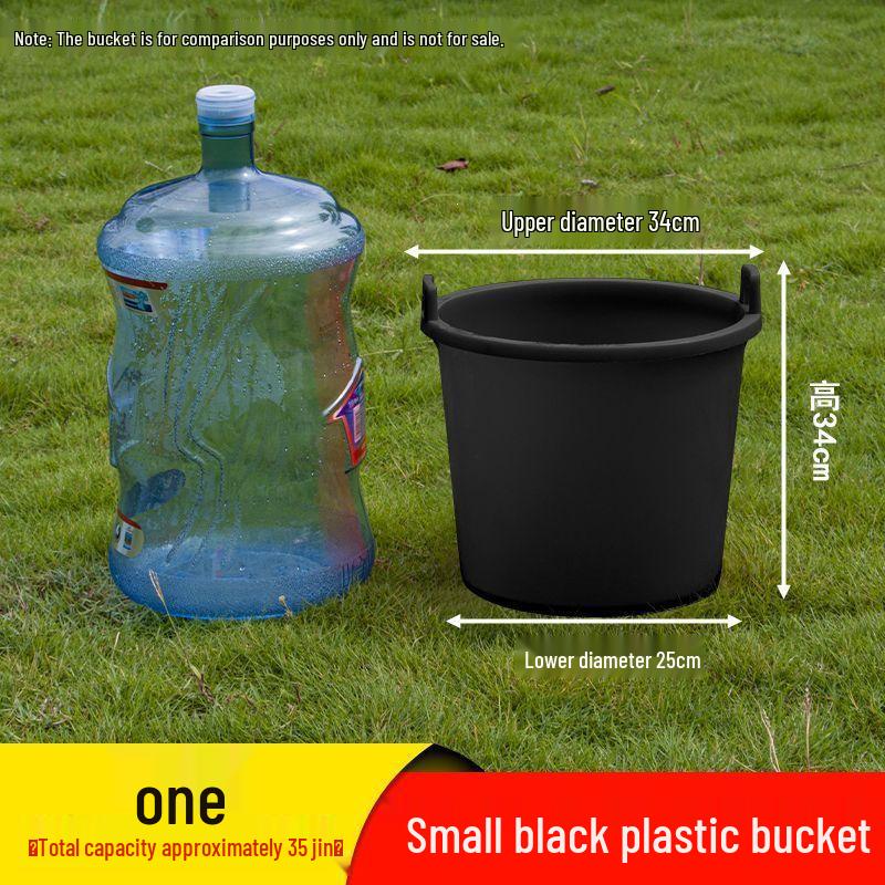 Durable Round Plastic Bucket for Watering Vegetables & Collecting Well Water