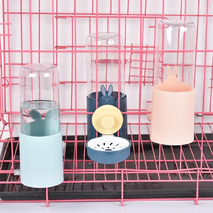 Hanging Automatic Feeder Rabbit Water Bottle Food Dispenser for Bunny Guinea Pig