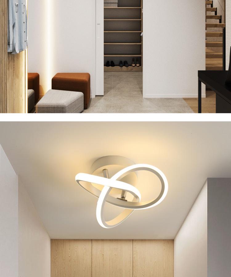 Nordic Modern Ceiling Lamp for Corridor - Creative Decorative Lighting with Simple Personality Design