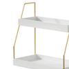 Bathroom Counter Organizer 2 Tier Decor Multipurpose Makeup Skincare Shelf Perfume for